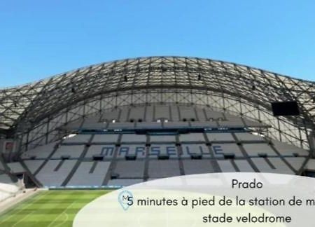 T4 Prado Velodrome Plage 3 Chambres Marseille Eksteriør bilde