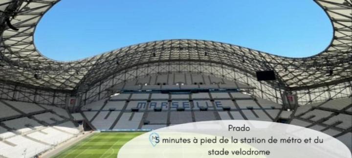 T4 Prado Velodrome Plage 3 Chambres Marseille Eksteriør bilde